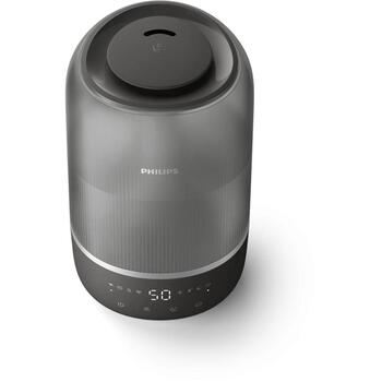 Philips Gaisa mitrinātājs HU1510/03, 19,6 W, 3 L, līdz 41 m², Ultraskaņas, 275 ml/stundā, Pelēks/sudrabs (HU1510/03)