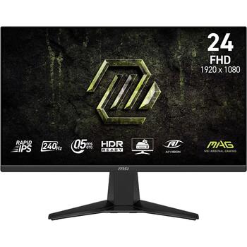MSI MAG 245F X24, 60,5 см, 1920 x 1080, FHD, 240 Гц, 0,5 мс, IPS, черный (MAG 245F X24)