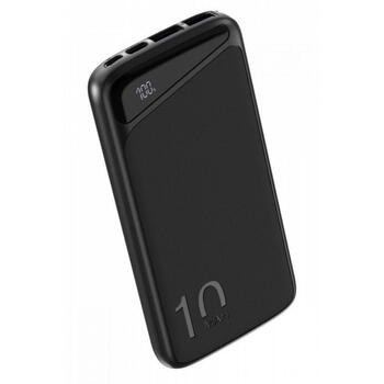 Navitel PWR10 MX Black, 10000mAh, 3.7V, 37Wh, 2xUSB-A, divvirzienu USB-C, mikro-USB, aizsardzība pret pārlādēšanu (PWR10 MX Black)