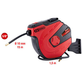 Automātiskā gaisa spole D10mm, 15m +1,5m, 3/8´´ savienojums 515.344 KSTOOLS (515.3440)