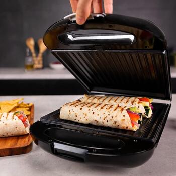 Cecotec Sendviču tosteris Rock'nToast Family 3112, 1500 W, 3 plāksnes, nerūsējošā tērauda apdare, nepiedegošs pārklājums (3112)