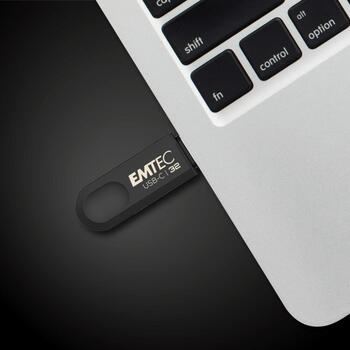Emtec USB флешка ECMMD32GC283, 32GB, USB 3.2, 80Mbps, 20Mbps, черный, пластик (ECMMD32GC283)