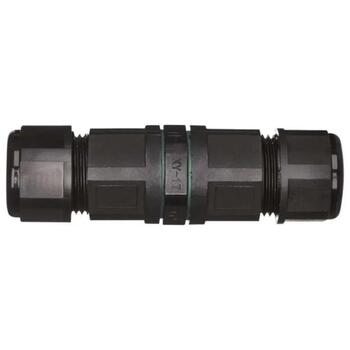 Emos Пластиковый кабельный соединитель ZS9020, 16A, 250V, 50/60Hz, IP68, черный, защита от мерцания, защита IK08 (ZS9020)