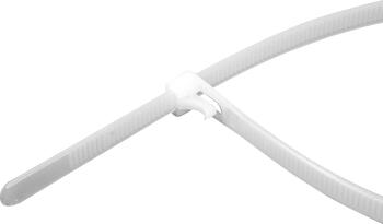 Yato savilcēji YT-70665, 7.6x300 mm, 50 gab, balts, neilons PA66 UL 94 V-2, UV izturīgs, 22 kg, 75 mm, -20 līdz +80 °C (YT-70665)