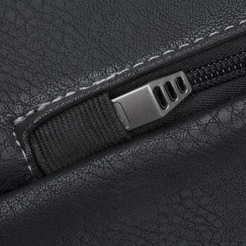 Rivacase Кейс Orly 8940(PU)BLACK, 16'', 2 отсека, 2 передних кармана, 875g, Монохромный (8940(PU)BLACK)
