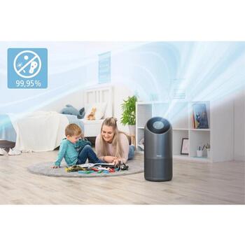 Hama Очиститель воздуха 00186437, 320м³/ч, 80м², 3-ступенчатый фильтр, Wi-Fi, поддержка умного дома (00186437)