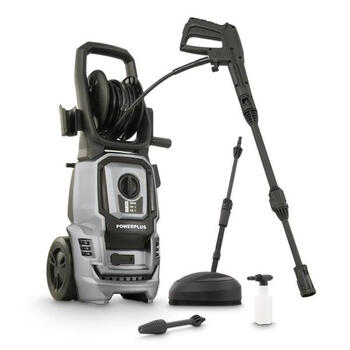 POWERPLUS POWXG90411 мойка высокого давления для авто террасы и уличных поверхностей 1800Вт 140бар 420л/ч шланг 8м (POWXG90411)