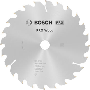 Ripzāģa disks 190x20 mm Optiline Wood, Rokas ripzāģiem PRO WOOD RIPZĀĢA ASMENS, 2608640612, BOSCH (2608640612)