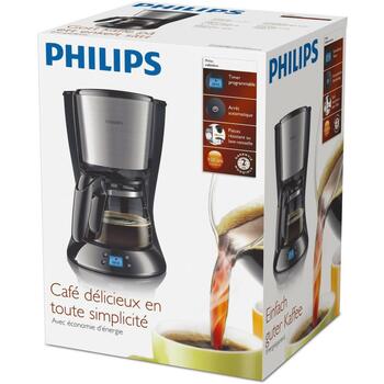 Кофеварка Philips HD7459/20, мощность 1080 Вт, ёмкость для воды 1.259 Л, 15 чашек, 1 носик, TFT дисплей (HD7459/20)