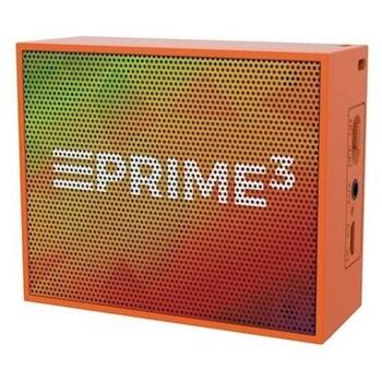 Prime3 Bluetooth колонка ABT02OR, 4ч, 3Вт, 400мАч, 83мм, 68мм, 33мм, AUX, microUSB, Моно, Оранжевый цвет. (ABT02OR)
