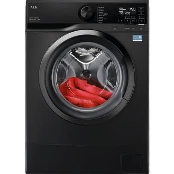 AEG L6SE26DXE veļas mazgājamā mašīna, 6kg, 1200 apgr./min, 42l, 42kWh, ProSense, tvaiks, melna (L6SE26DXE)