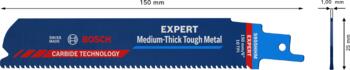 1 Zobenzāģa asmens S955HHM MediumThick Metal, Zobenzāģiem EXPERT MEDIUM-THICK TOUGH METAL S955HHM ASMENS, 2608900373, BOSCH (2608900373)