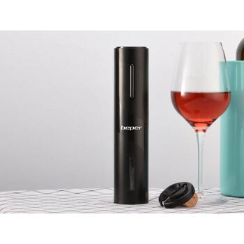 Beper Elektriskais vīna korķa atvērējs P102ACP100, 30 pudeles, 18W, USB uzlādējams, ABS (P102ACP100)