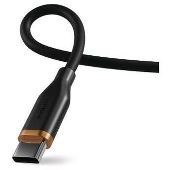 Duracell DRU8020A кабель, USB-C на USB-C, 2м, черный, прямой, 1шт. (DRU8020A)