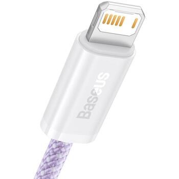 Baseus Динамический кабель USB на Lightning, CALD000505, 2м, 2.4A, 480Mbps, ABS, высокоплотное плетение (CALD000505)