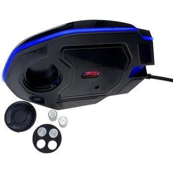 Tracer 47368 Gamezone Space TRAMYS47368, spēļu pele, 7200 DPI, 8 pogas, RGB, optiskais sensors, 1,5m, USB, melna (TRAMYS47368)