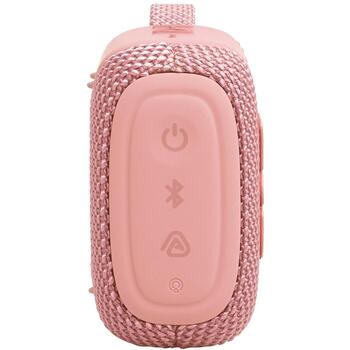 JBL Go 5 JBLGO5PIK, Bluetooth 6.0, 4,8 Вт RMS, 45 мм, IP68, 8 ч, USB-C, розовый (JBLGO5PIK)