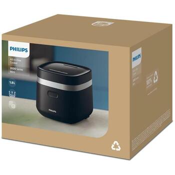 Philips Multivārāmais katls HD3090/80, 1.8 l, 8 programmas, automātiskā izslēgšanās, maināms gatavošanas laiks, LCD displejs (HD3090/80)