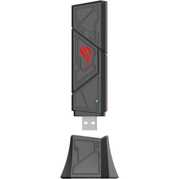 Asus ROG USB-BE92 беспроводной маршрутизатор, 90IG09I0-MO0B00, 6500 Мбит/с, 2.4 ГГц/5 ГГц/6 ГГц, MU-MIMO, WPA3, OFDMA (90IG09I0-MO0B00)