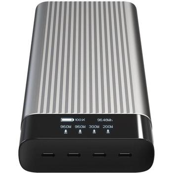 Hyper Power Bank HJ245B, 27000 мАч, 245 Вт, 4 x USB-C, OLED дисплей (HJ245B)