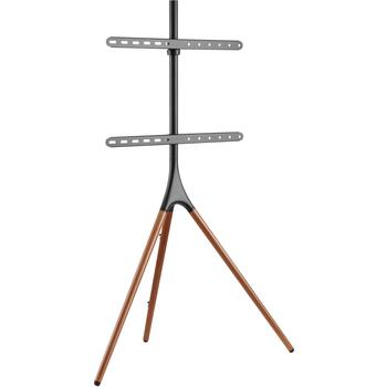 Sbox televizora kronšteins FS-1246F, 45-65, 32kg, 200x200, 600x400, uz grīdas, izliektiem ekrāniem, kabeļu pārvaldība (FS-1246F)