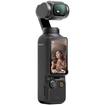 Dji камера Pocket 3 CP.OS.00000301 1-дюймовый CMOS, 3840x2160, 2-дюймовый дисплей, 2 x цифровое увеличение, 1300 мАч батарея, WLAN (CP.OS.00000301)