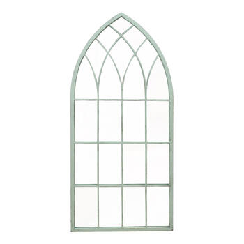 Spogulis SECRET GARDEN 50x2,5xH115cm, antīks zaļš metāla rāmis 40057 Allit (40057)