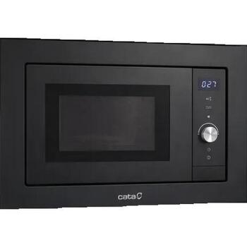 Cata Встраиваемая микроволновая печь MC 20 D B 07510312, 20л, 700Вт, гриль 1000Вт, 24.5см, черная, LCD, сталь (07510312)