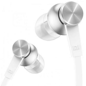 Проводные наушники со встроенным микрофоном и разъёмом 3.5 мм Mi In-Ear Headphones Basic Silver ZBW4355TY Xiaomi (ZBW4355TY)