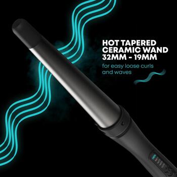 Revamp Утюжок для завивки WD-1000-EU, 0.208 кг, 210 °C, 120 °C - 210 °C, 32 мм, 3 м, автоотключение, керамическая трубка (WD-1000-EU)
