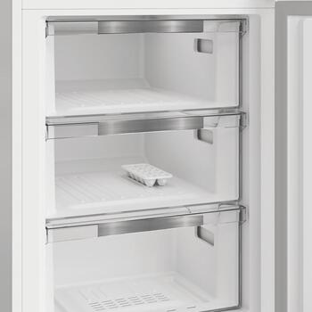 Indesit Комбинированный холодильник INKS 1401 S4E, 202.5см, 266л, 120л, 38дБ, класс E, серебристый, отдельностоящий, Low Frost (INKS 1401 S4E)