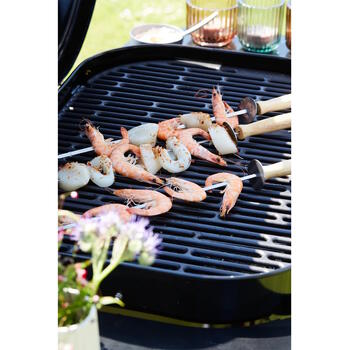 Barbecook Magnus Premium kokogļu grils āra ēdienu gatavošanai 67x43cm līdz 14 personām 85x64x110cm BC-CHA-1069 melns (BC-CHA-1069)