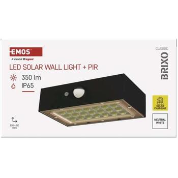 Emos LED светильник BRIXO ZG162S, 350 lm, 3,7 V, IP65, нейтральный белый, PIR датчик, 2 источника света (ZG162S)