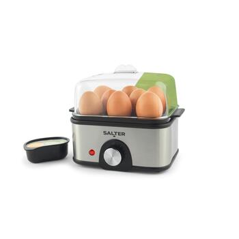 Salter Варка яиц EK6213VDE, 500W, 8 яиц, 2 поддона для яиц, мягкие/твердые уровни варки (EK6213VDE)