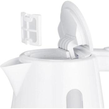 Severin Чайник WK 3411, 2200 W, 1 L, белый, 800 g, 360° поворотная база, индикатор уровня воды, автоматическое отключение (3411)