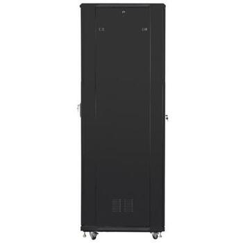 Lanberg Напольный стойка 19 37U FF01-8837-12B, 800x800mm, 800kg, IP20, 4 слота для вентиляторов, 4 вертикальные направляющие (FF01-8837-12B)