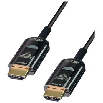 Aten HDMI активный оптический кабель VE781030-AT, 30м, поддержка 4K, активный оптический кабель (VE781030-AT)