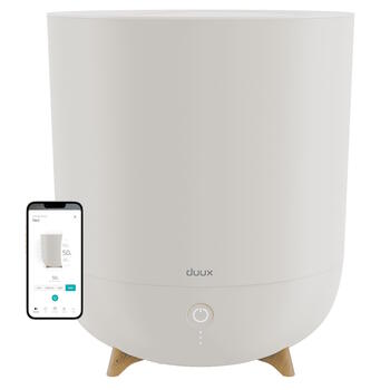 Viedais Wi-Fi ultraskaņas gaisa mitrinātājs Neo ar 5 l tvertni līdz ~50 m² ~500 ml/h Greige DXHU33 Duux (DXHU33)