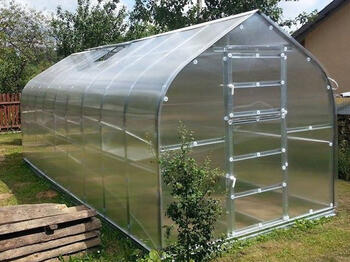 Siltumnīca KLASIKA STANDART 20 - 2,5 x 8m - 4mm polikarbonāta KLASIKA GREENHOUSE (4779037490295)