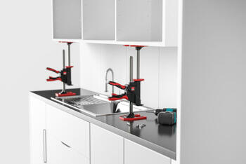 Bessey Uzstādīšanas komplekts BEY-IK, 1.3kg, līdz 60kg, 170–400mm, 392–620mm, neslīdoši aizsargvāciņi (BEY-IK)