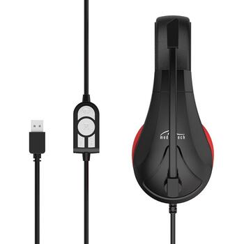 Media-Tech NEMESIS USB наушники MT3574, 1xUSB 2.0, 20Гц-20кГц, 180г, мягкий оголовье, регулируемый микрофон (MT3574)