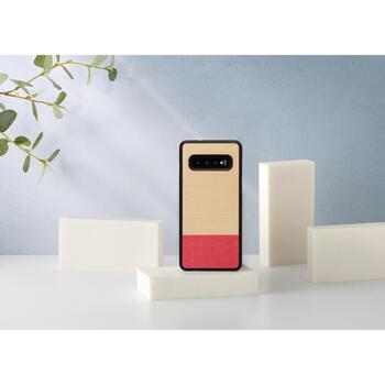 Man&Wood чехол для смартфона M6245B, 6.1, совместим с Samsung Galaxy S10, натуральное дерево, поликарбонат (M6245B)