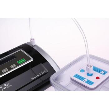 Jata Вакуумный упаковщик EV1026, 130W, 0.85bar, 12l/min, 1L чаша, 2 винные пробки, 22x3m рулон, 28x3m рулон (EV1026)