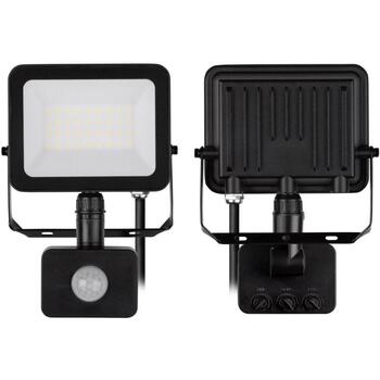 G-TECH прожектор VILMAR GT-VILM30W-PIR-40, LED, 30W, 3000lm, 4000K, 220-240V, IP65, датчик движения, черный (GT-VILM30W-PIR-40)