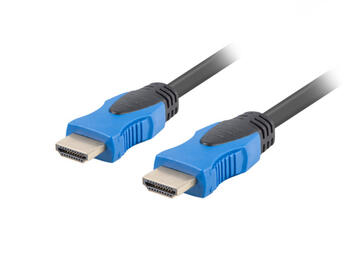 Kabelis HDMI v2.0 ar HDMI spraudņiem CA-HDMI-20CU-0100-BK HDMI – HDMI 10 m 4K Melna Lanberg (CA-HDMI-20CU-0100-BK)