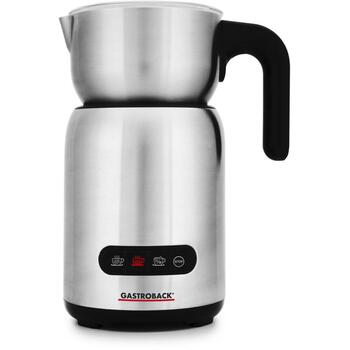 Gastroback Автоматический вспениватель молока 42359, 650 W, 600 ml, 300 ml, 0,8 m, Нержавеющая сталь (42359)
