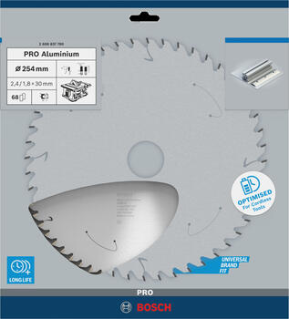 Galda zāģiem PRO ALUMINIUM CORDLESS RIPZĀĢA ASMENS BOSCH 2608837780 (2608837780)