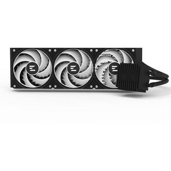 Zalman CPU šķidruma dzesētājs ALPHA2 V2 A36 BLACK, 360mm, 3 ventilatori, 12cm, 69.12cfm, 33.9dB, 3300rpm, ARGB, PWM (ALPHA2 V2 A36 BLACK)