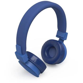 Hama Наушники 00184198, Синий, 15ч, 98±3dB, 32Ω, Bluetooth, USB-C, A2DP V1.3, AVRCP V1.6, HFP V1.7, Удобные элементы управления (00184198)