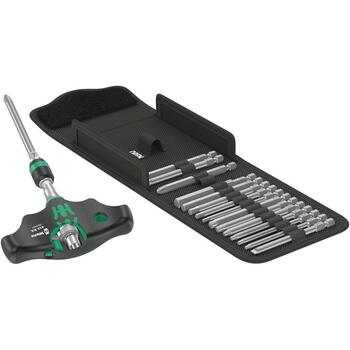 Набор насадок с ручкой Kraftform Kompakt 400 RA Set 1 (17 шт.) 05023471001 WERA (05023471001)